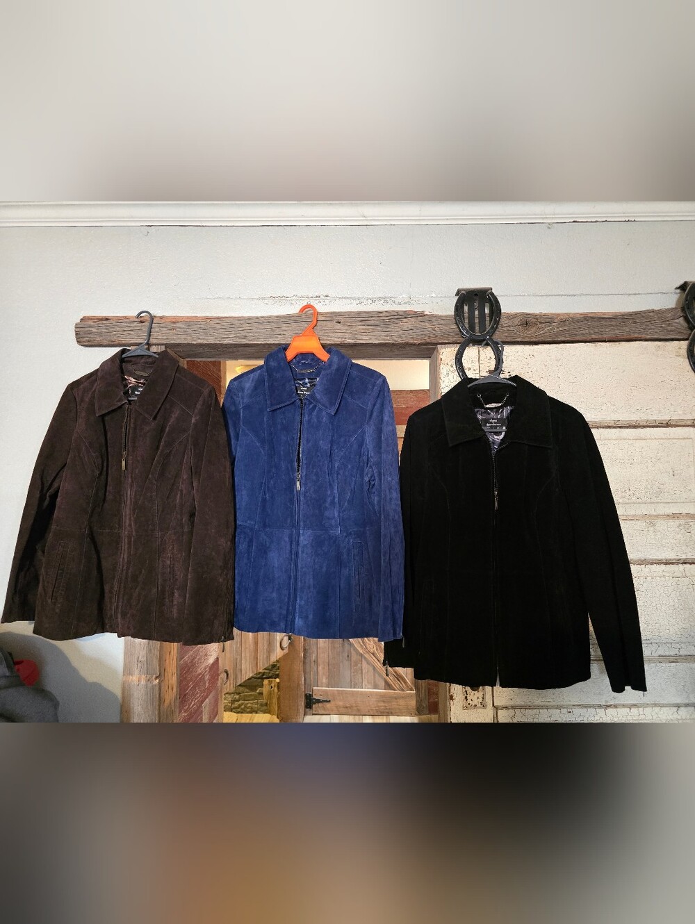 Vintage DENNIS BASSO 100% Suede Leather Jackets Lot Of 3 Size LARGE Womens